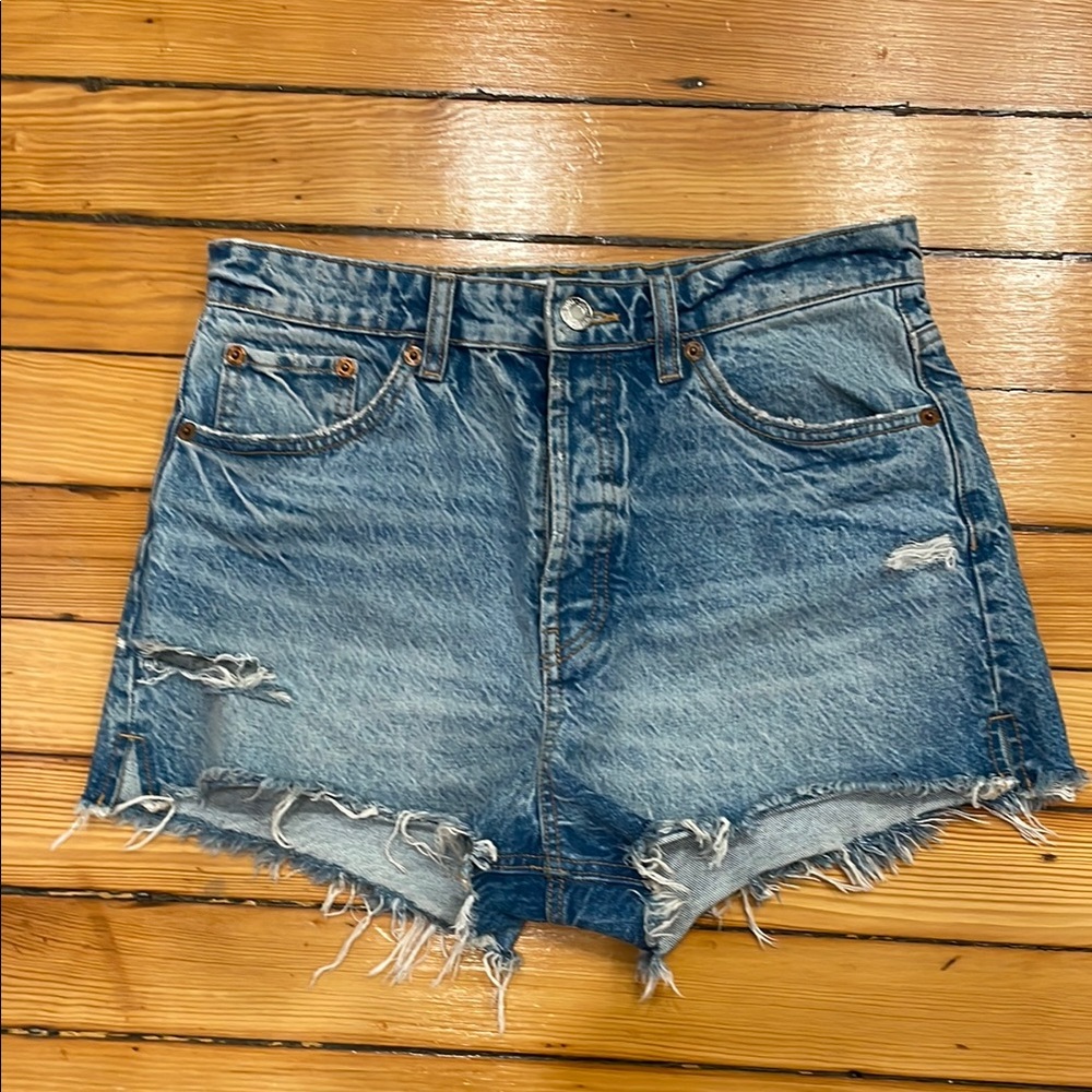 Denim Distressed Women's Shorts
